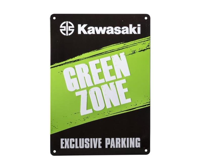 Green zone parking sign-image