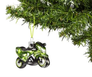 Motorcycle Christmas Tree Ornament- Size - 3.5 x 7.5cm